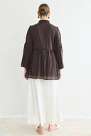 Guipure Embroidered Shirt