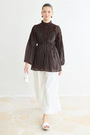 Guipure Embroidered Shirt