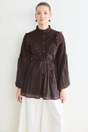 Guipure Embroidered Shirt