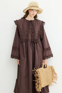 Guipure Lace Dacron Dress