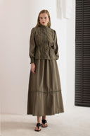 Guipure Skirt Set
