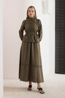 Guipure Skirt Set