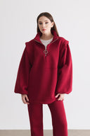 Ring-Zipper Tracksuit Set