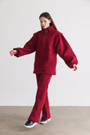 Ring-Zipper Tracksuit Set