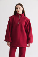 Ring-Zipper Tracksuit Set