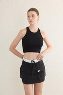 Halter Neck Crop Tank Top