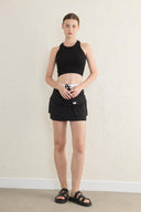 Halter Neck Crop Tank Top