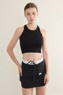Halter Neck Crop Tank Top