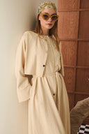 Hera Metal Button Detail Dress