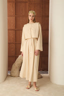 Hera Metal Button Detail Dress