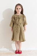 Fine Ruffle Detailed Skirt Set