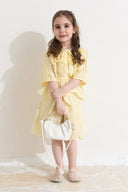 Fine Ruffle Detail Skirt Set