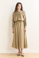Thin Ruffled Skirt Set