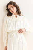 Fine Ruffled Skirt Set