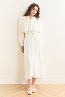 Fine Ruffled Skirt Set