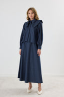 Sparkling Wide-Collar Gabardine Suit