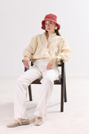 Isis Front Cross-Lace Shirt