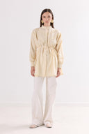 Isis Front Cross-Lace Shirt