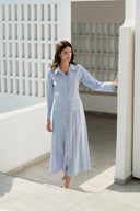 Izella Striped Dress with Pocket Detail
