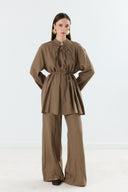 Jack Ribbed Front Linen Suit