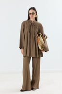 Jack Ribbed Front Linen Suit