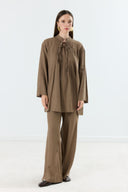 Jack Ribbed Front Linen Suit