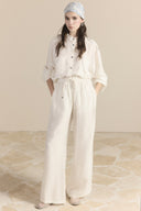 Jacquard Monotoc Double Pocket Trouser Set