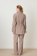 Jenika Sleeve Detail Premium Blazer Suit