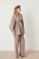Jenika Sleeve Detail Premium Blazer Suit
