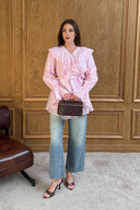 Jeremy Ruffled Rhinestone Shirt