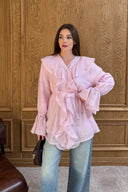 Jeremy Ruffled Rhinestone Shirt