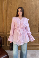 Jeremy Ruffled Rhinestone Shirt