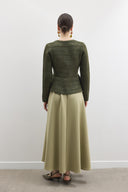 Jewel Peplum Simli Triko Hırka