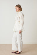 Shirt with Joseph Sleeve Accessory Detail