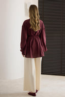 Juliette Pleated Loop Detail Shirt