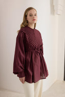 Juliette Pleated Loop Detail Shirt