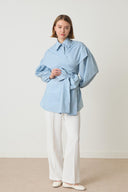 Kaitlyn Bow-Tie Dacron Shirt