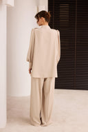 Cameron Button-Down Crepe Set