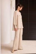 Cameron Button-Down Crepe Set