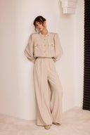 Cameron Button-Down Crepe Set