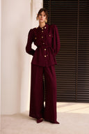 Kameron Button-Down Crepe Set