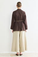 Belted Linen Shirt