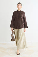 Belted Linen Shirt