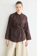 Belted Linen Shirt