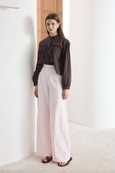 Kemerli Keten Basic Pantolon
