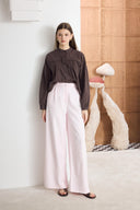 Kemerli Keten Basic Pantolon