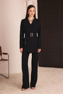 Belted Blazer Trouser Set