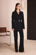 Belted Blazer Trouser Set