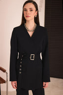 Belted Blazer Trouser Set