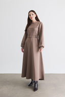 Belted Scuba Dress